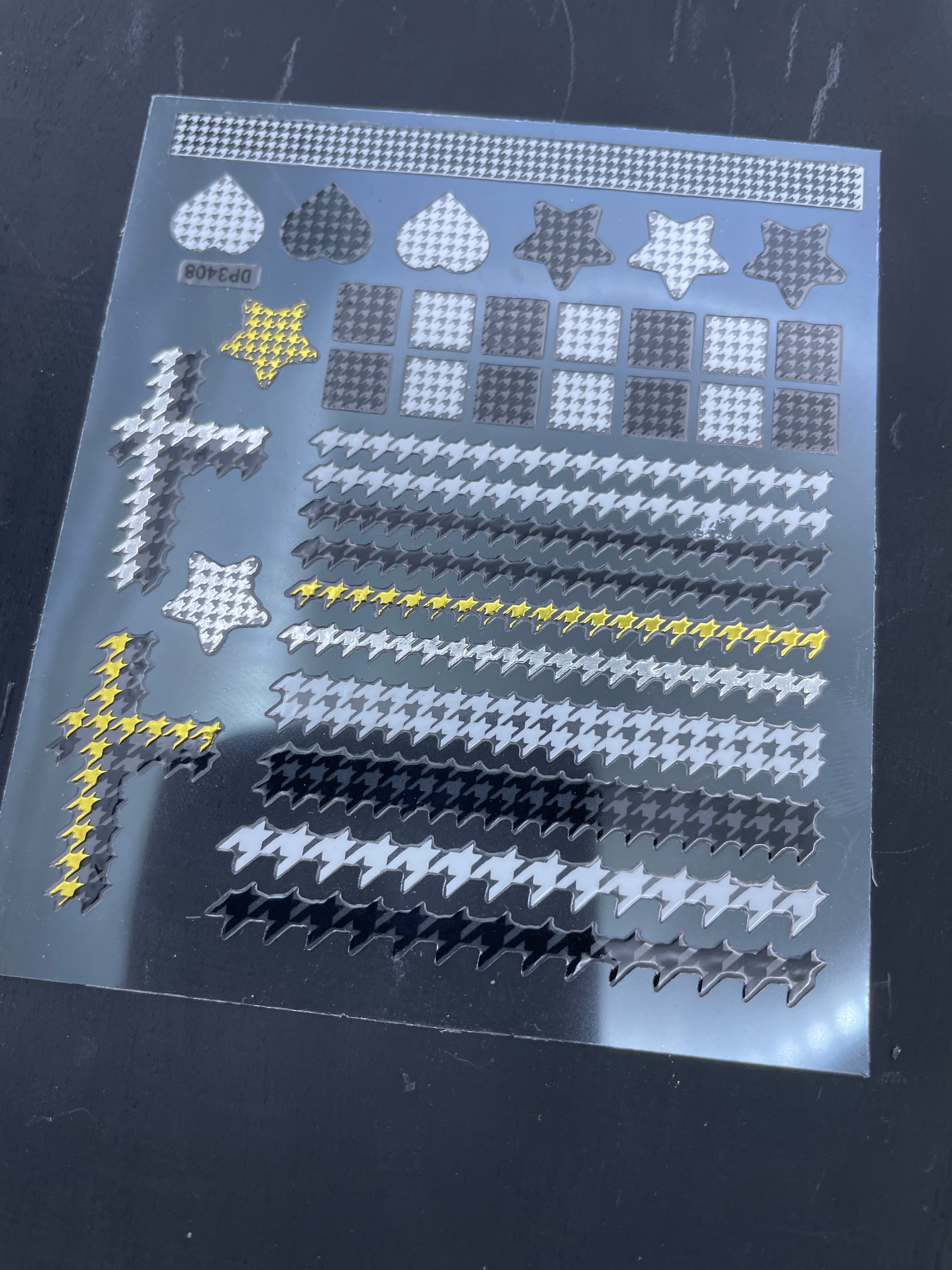 Sweater Nail Sticker Sheet