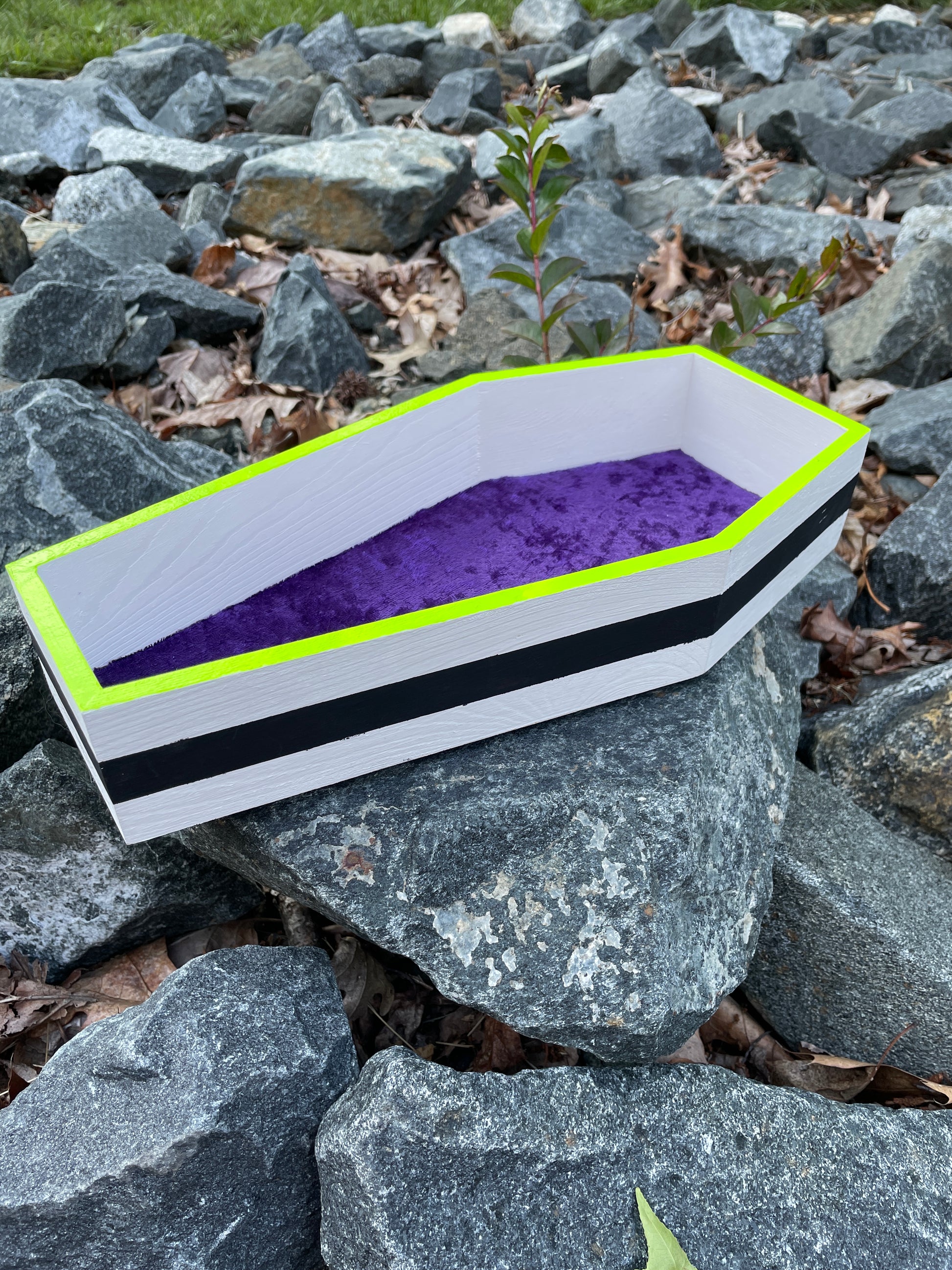 XL Rolling Tray - Black, White, Neon Green, and Purple