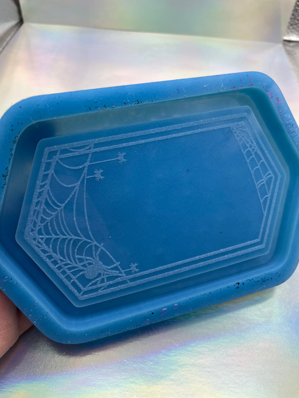 Spiderweb Trinket Tray Mold