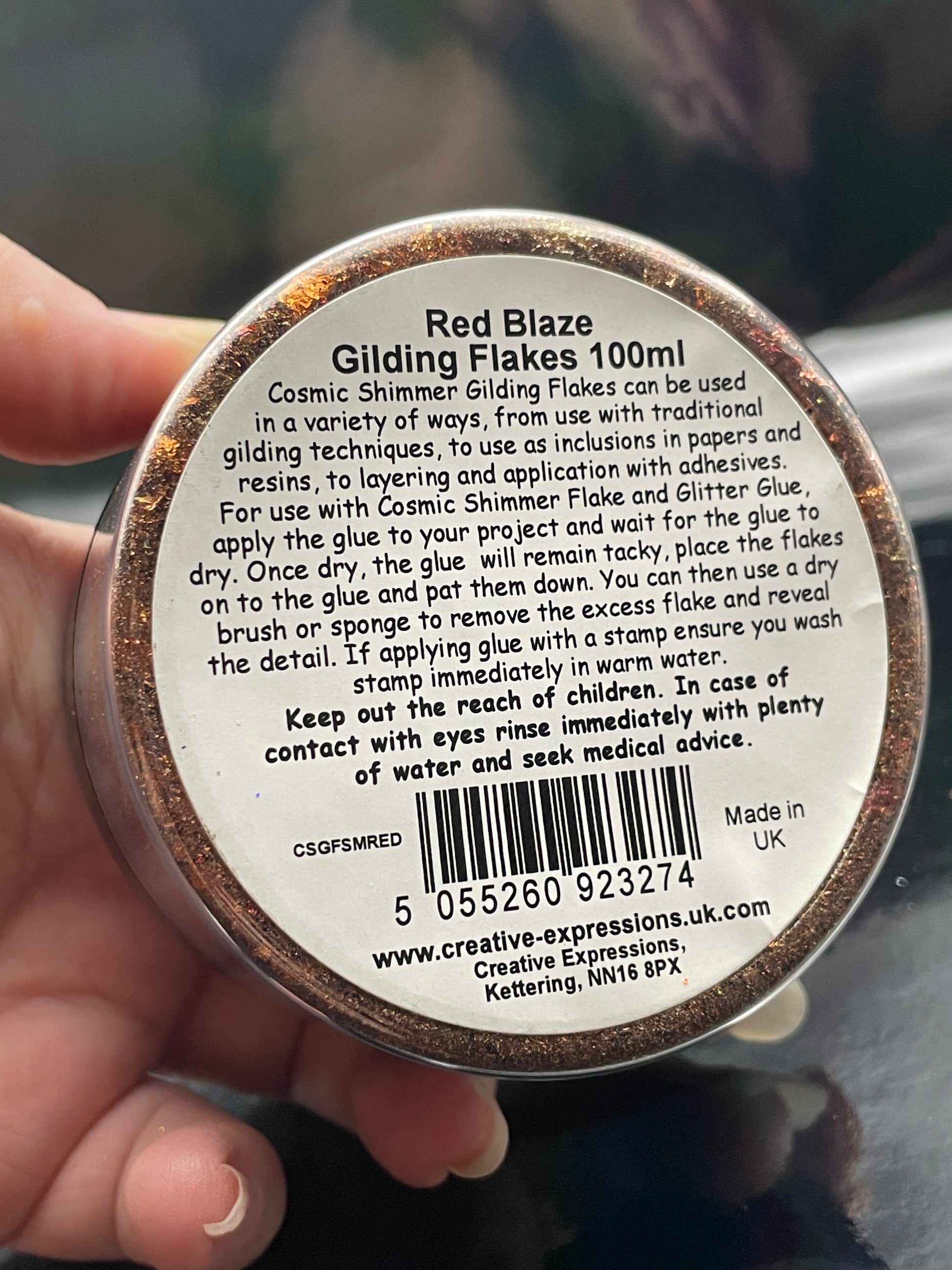 Red Blaze Gilding Flake