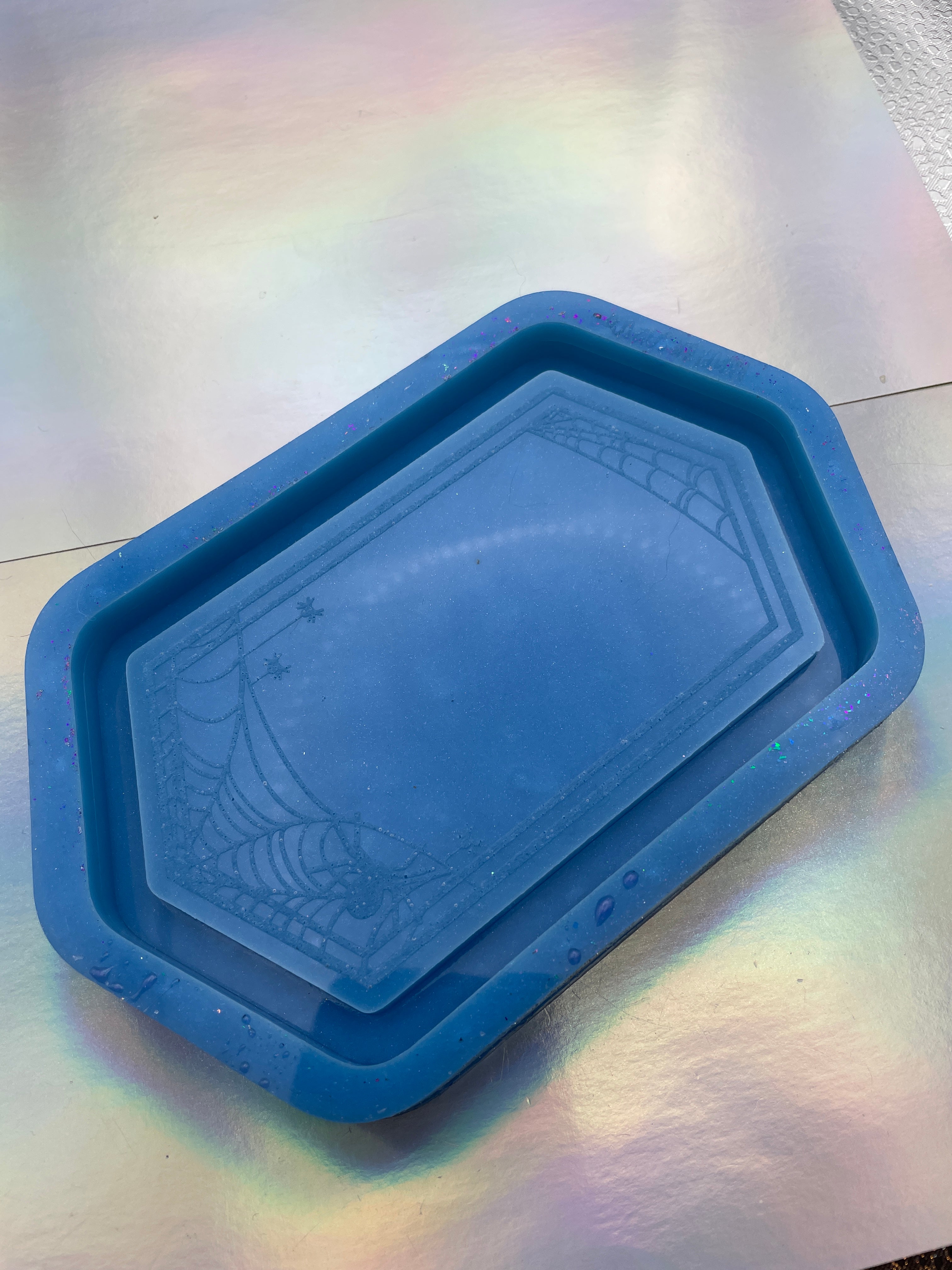 Spiderweb Trinket Tray Mold