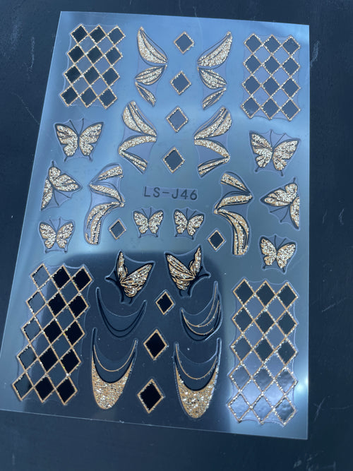 Ballet Nail Sticker Sheet