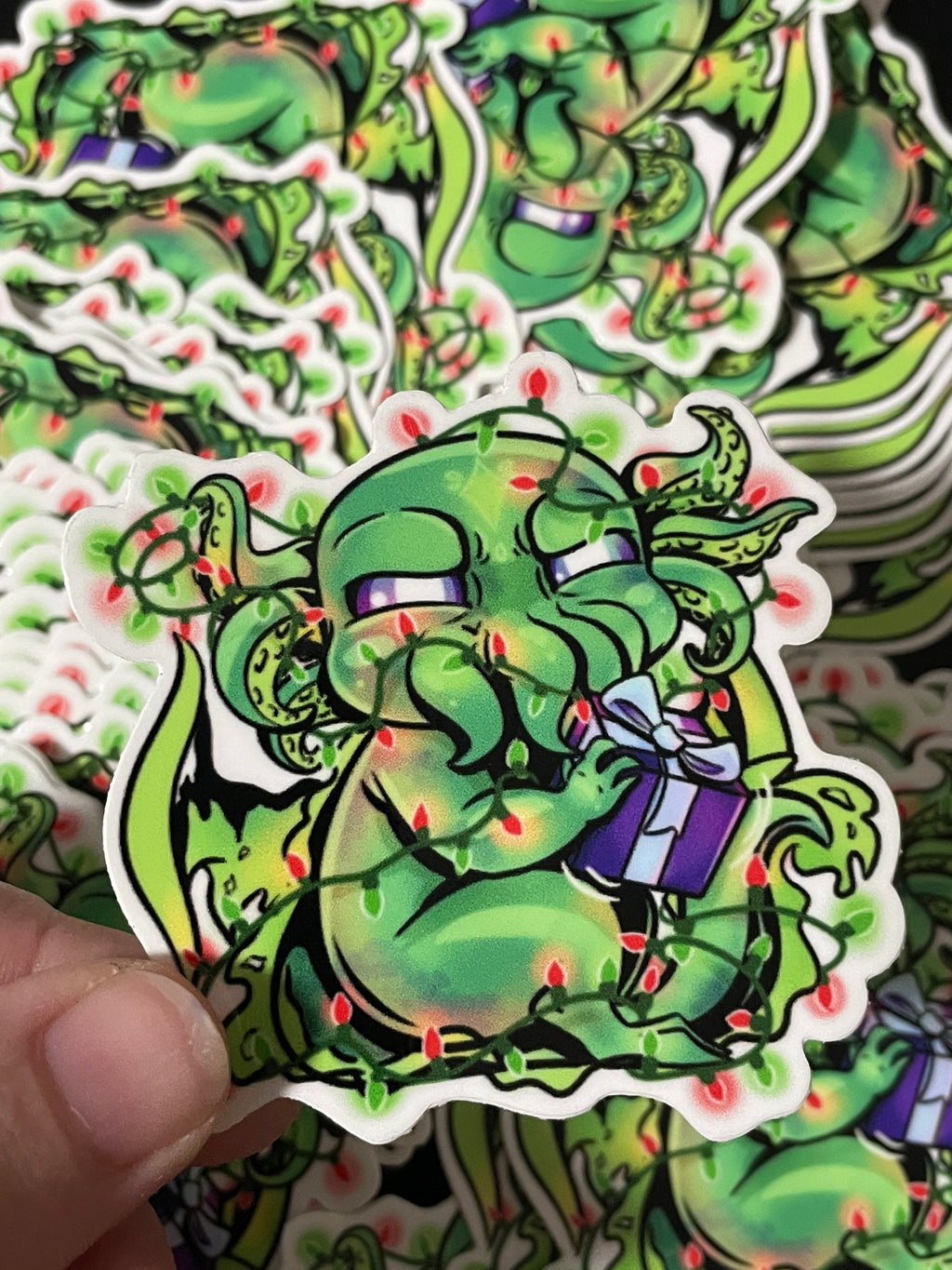 Holiday Squiggles Sticker