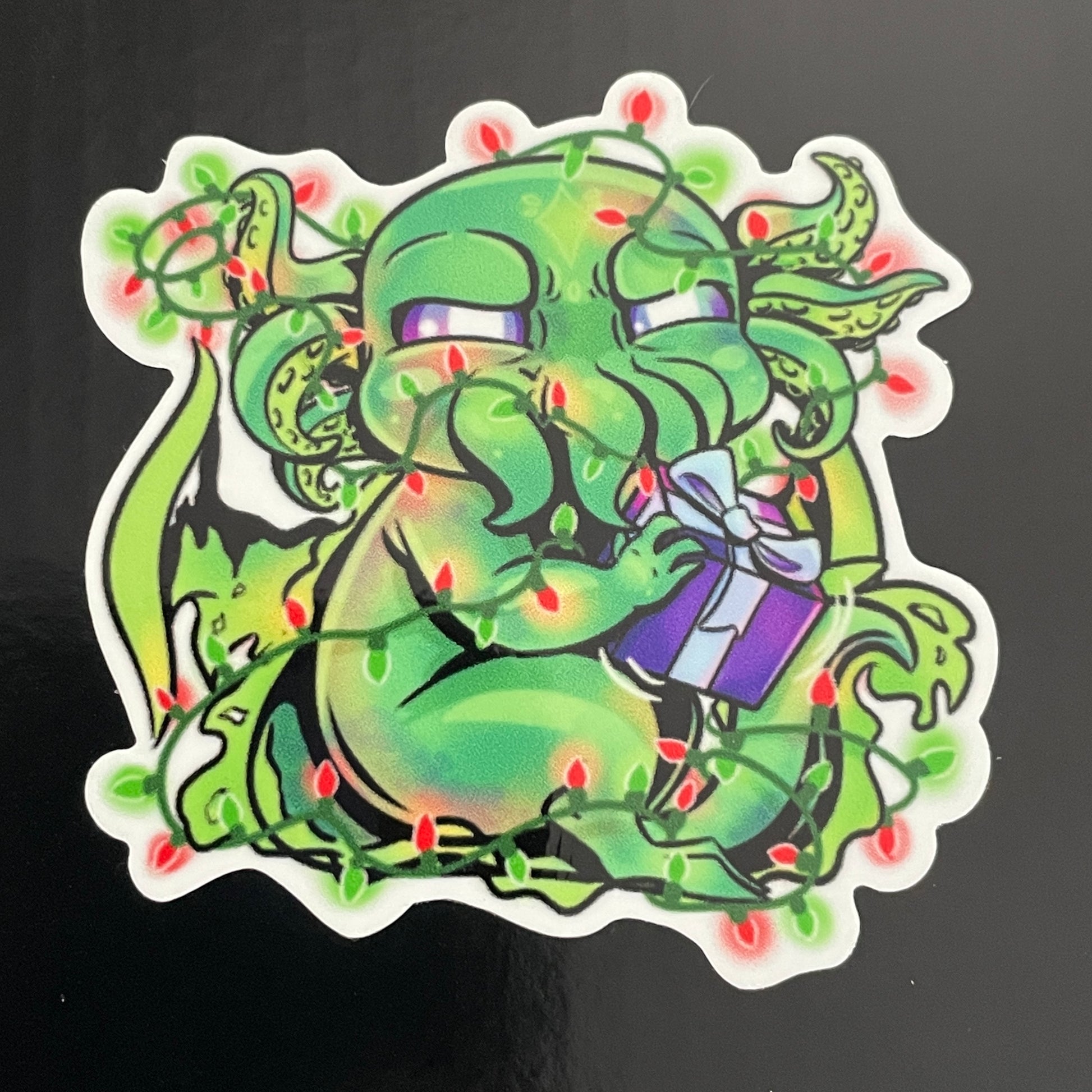 Holiday Squiggles Sticker
