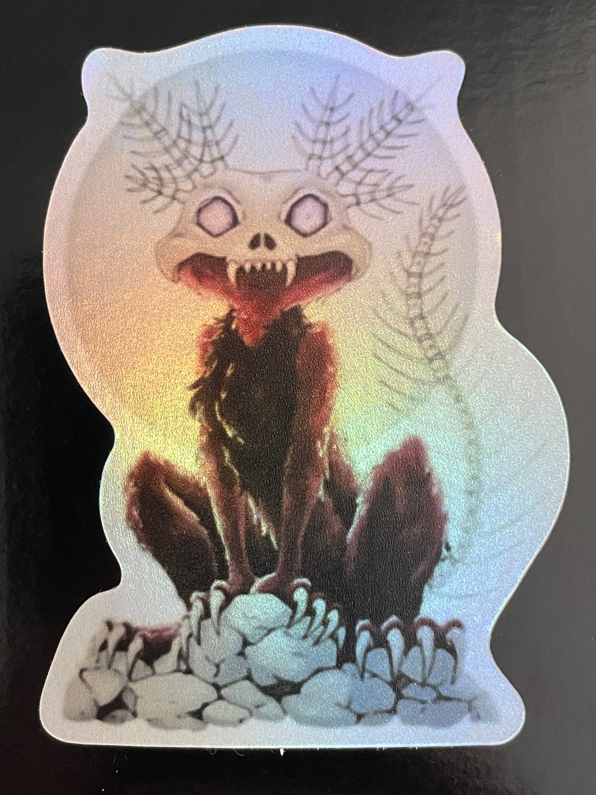 Wendigo-Axolotl Sticker