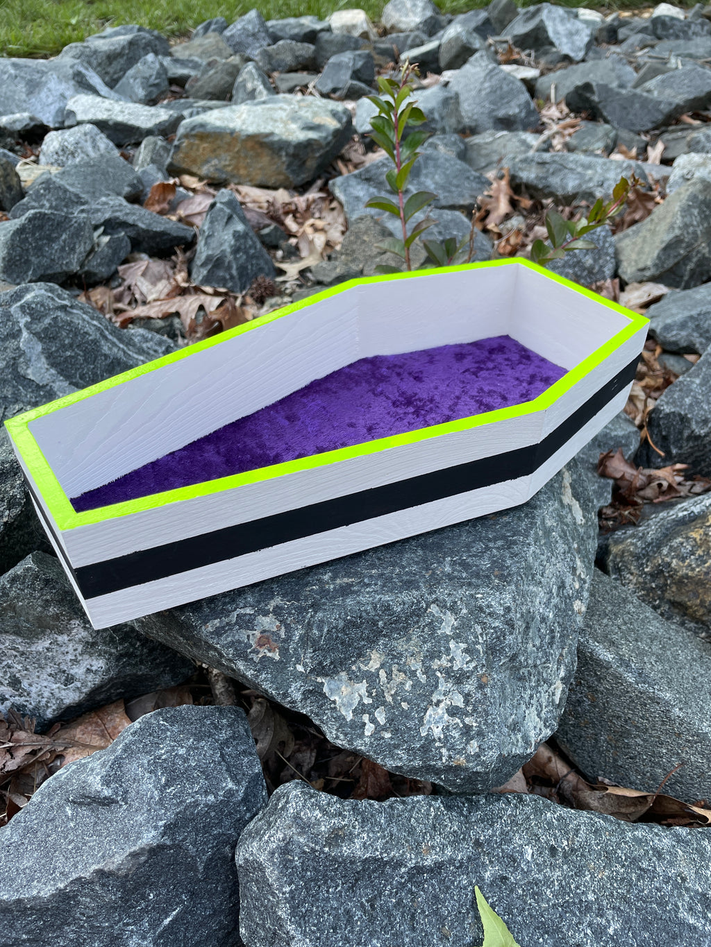 XL Rolling Tray - Black, White, Neon Green, and Purple