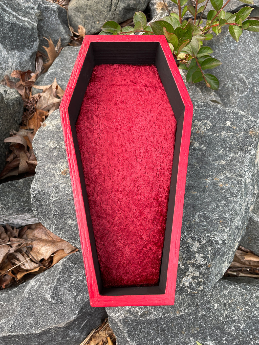 Rolling Tray - Blood Red & Black