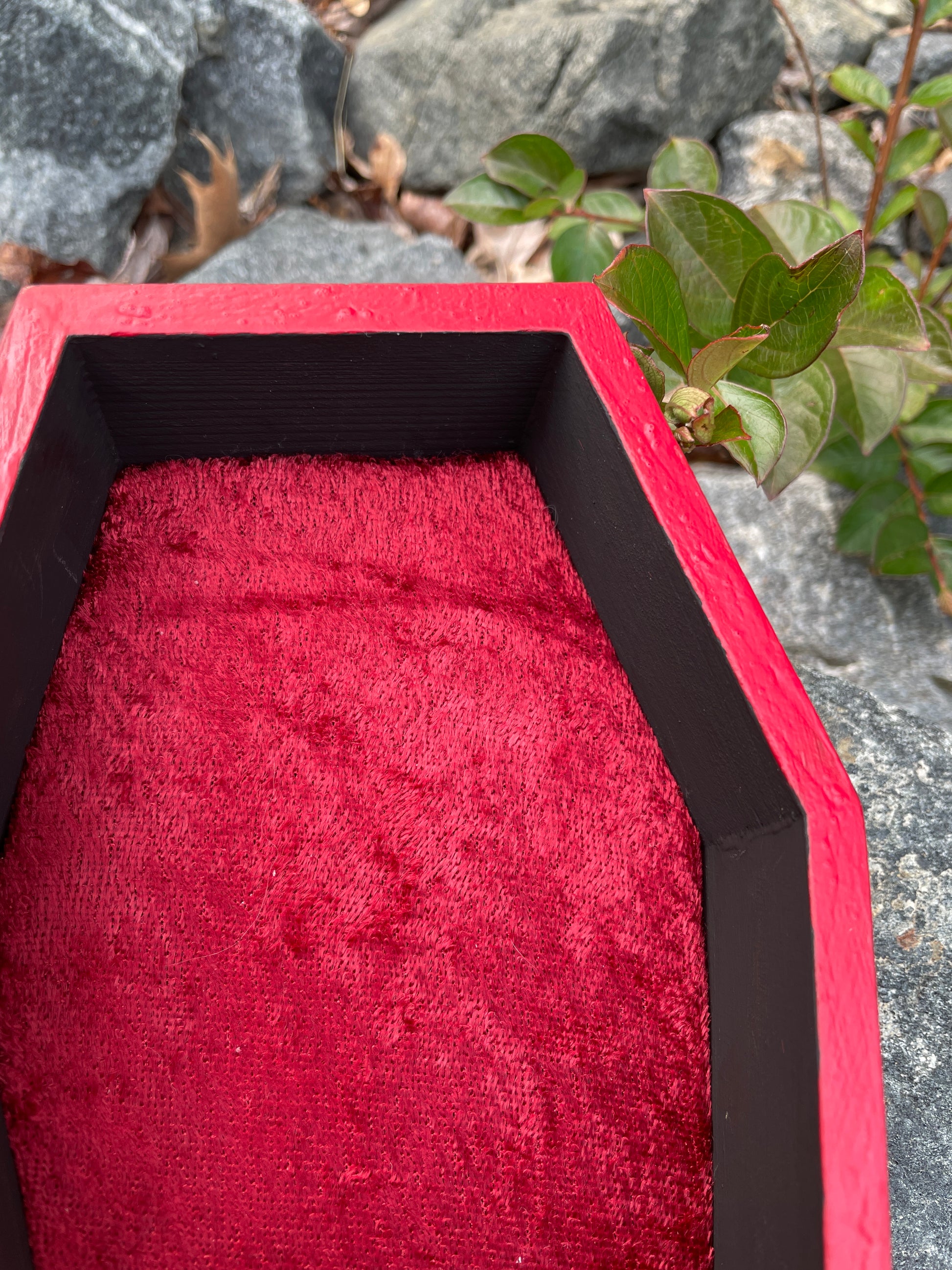 Rolling Tray - Blood Red & Black