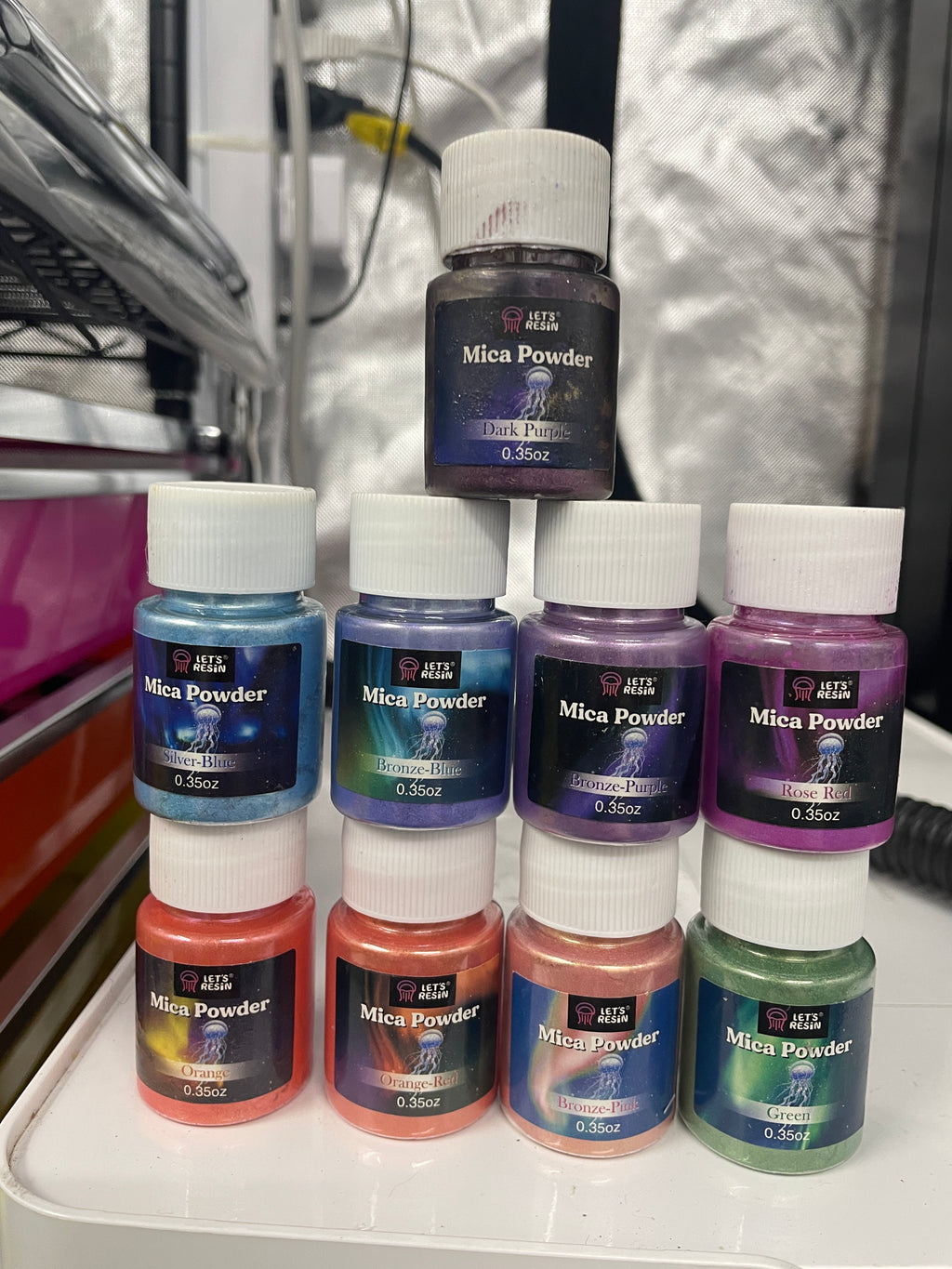 Multipack of Let's Resin Mica Powder