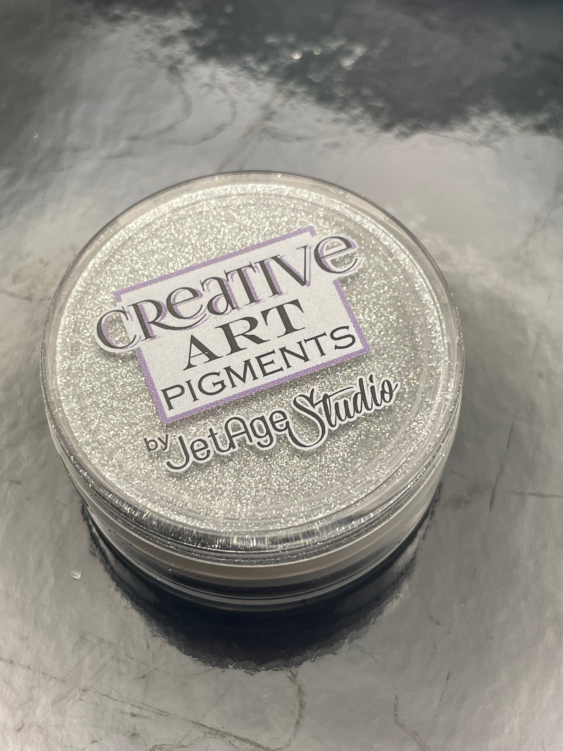 Jar of Silver Crushed Diamond