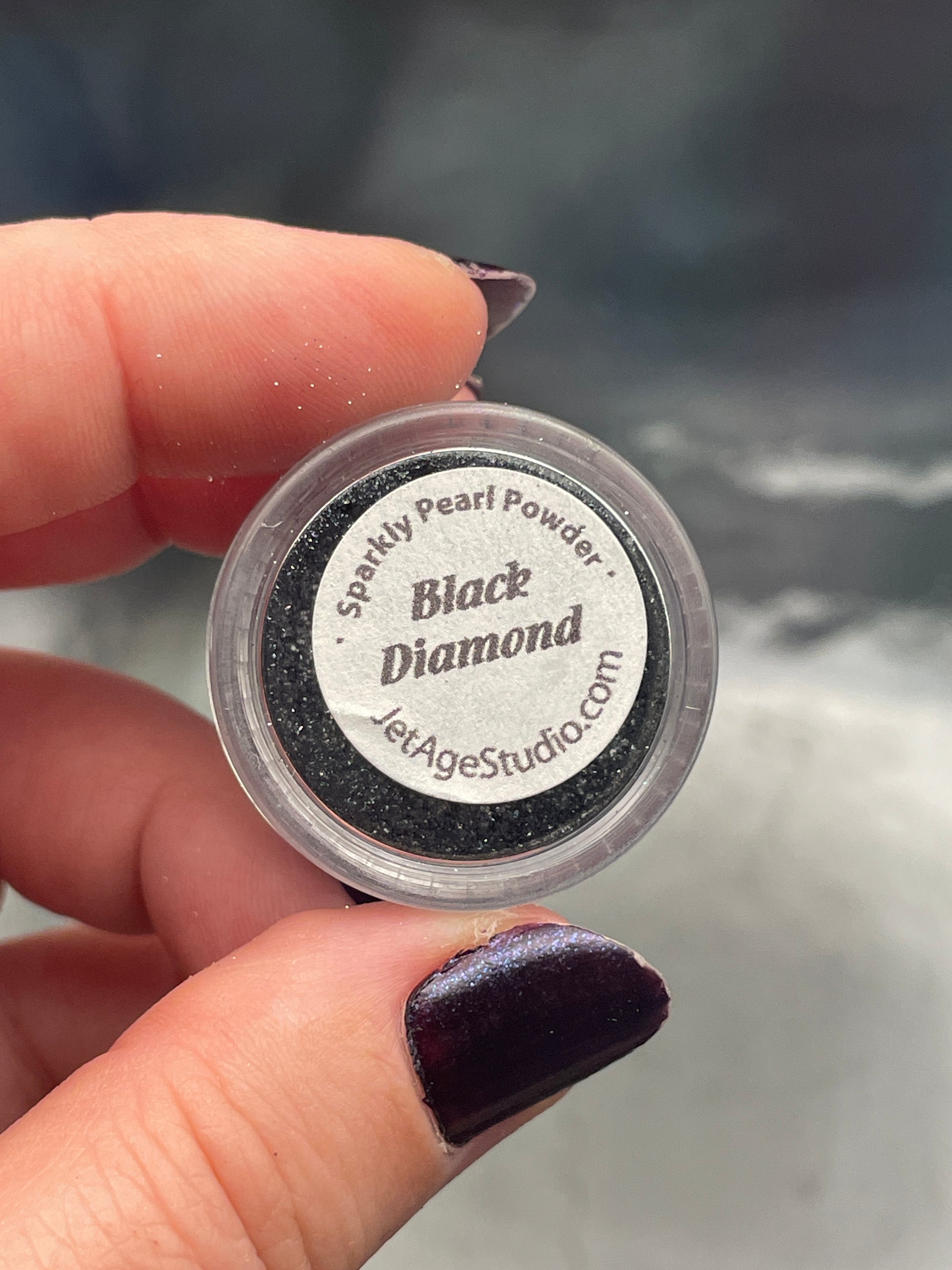 Jar of Black Diamond Glitter