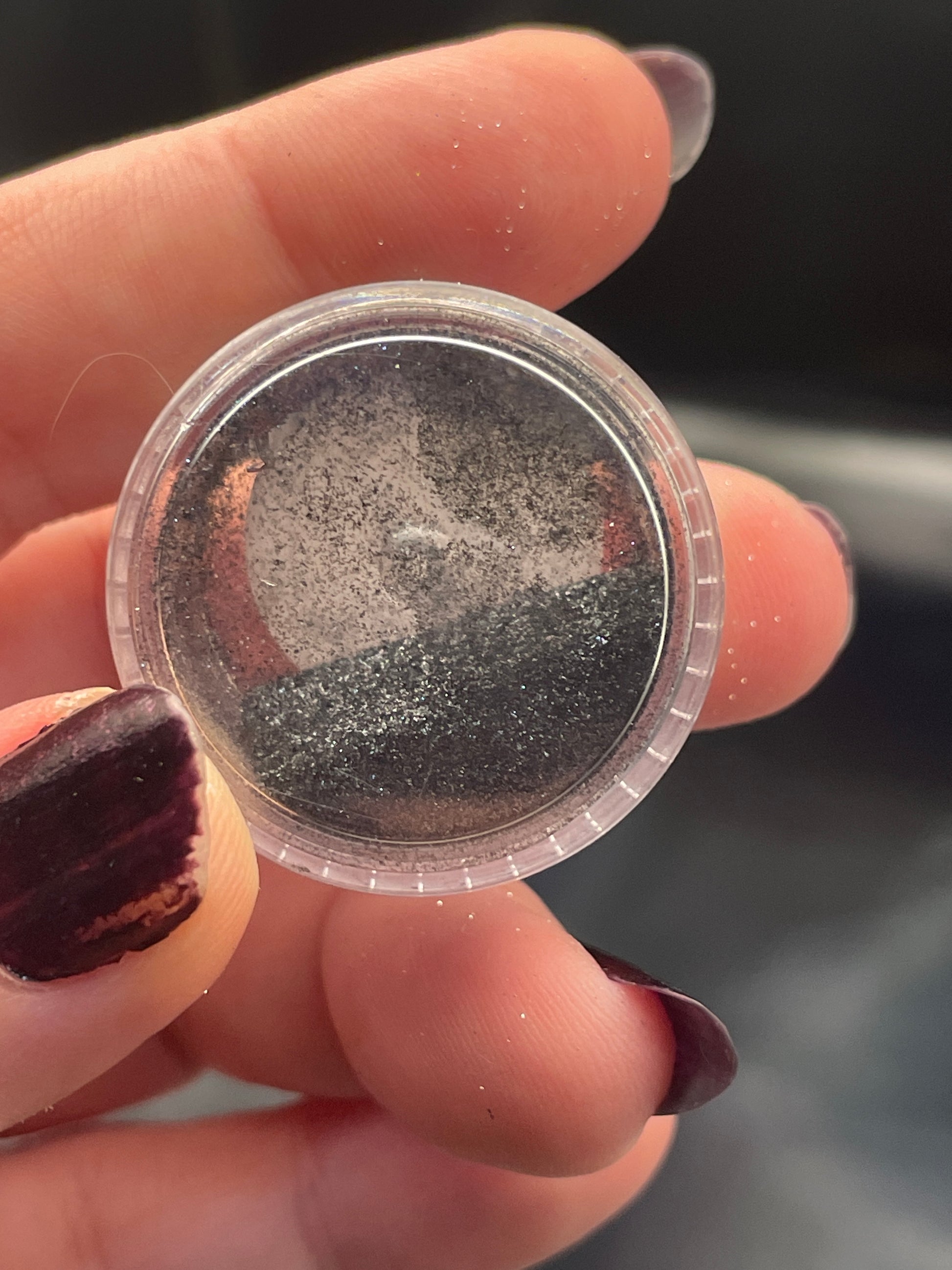 Jar of Black Diamond Glitter