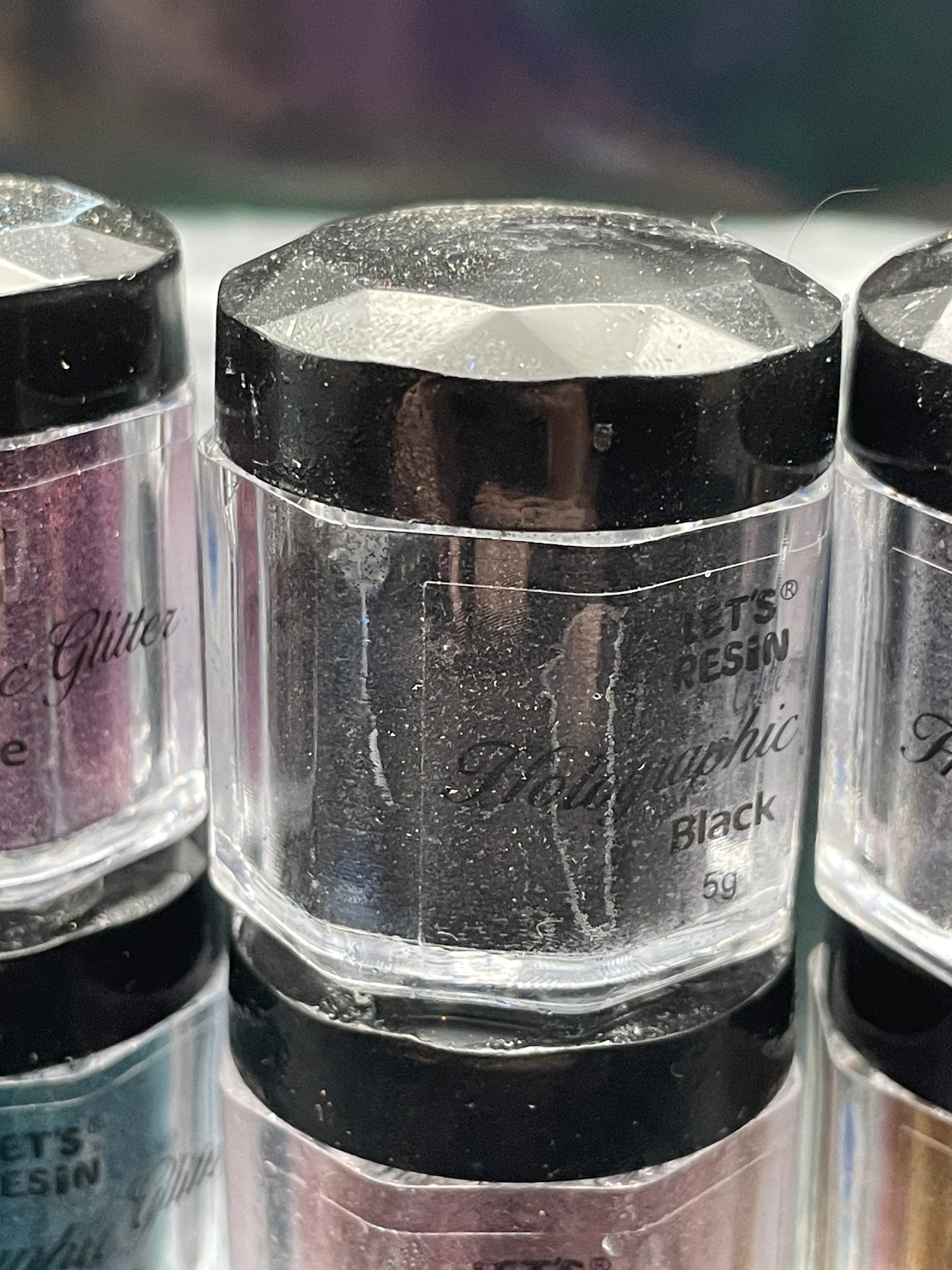 Multipack of Let's Resin Holographic Glitter