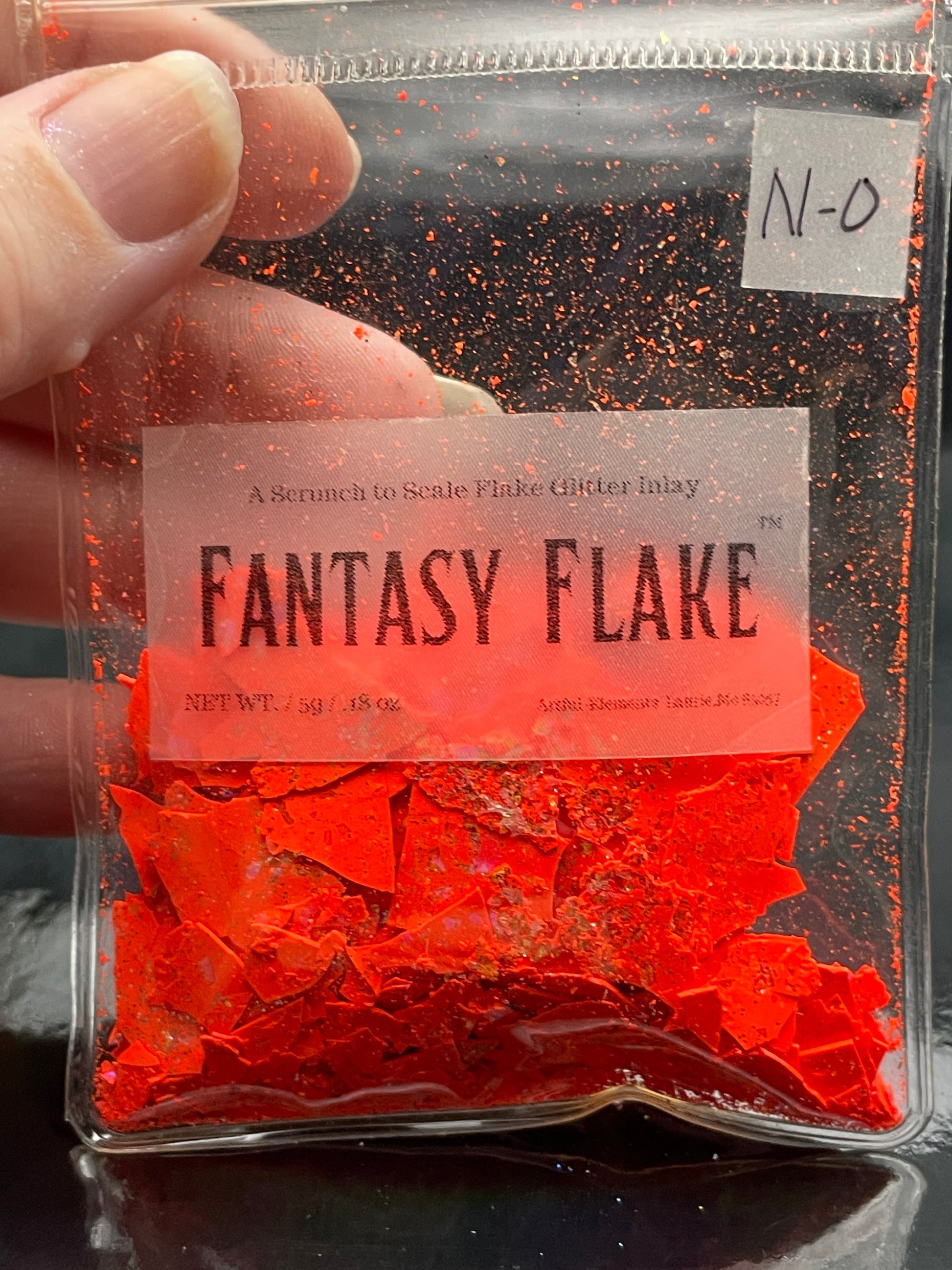 Resin Flake - Orange