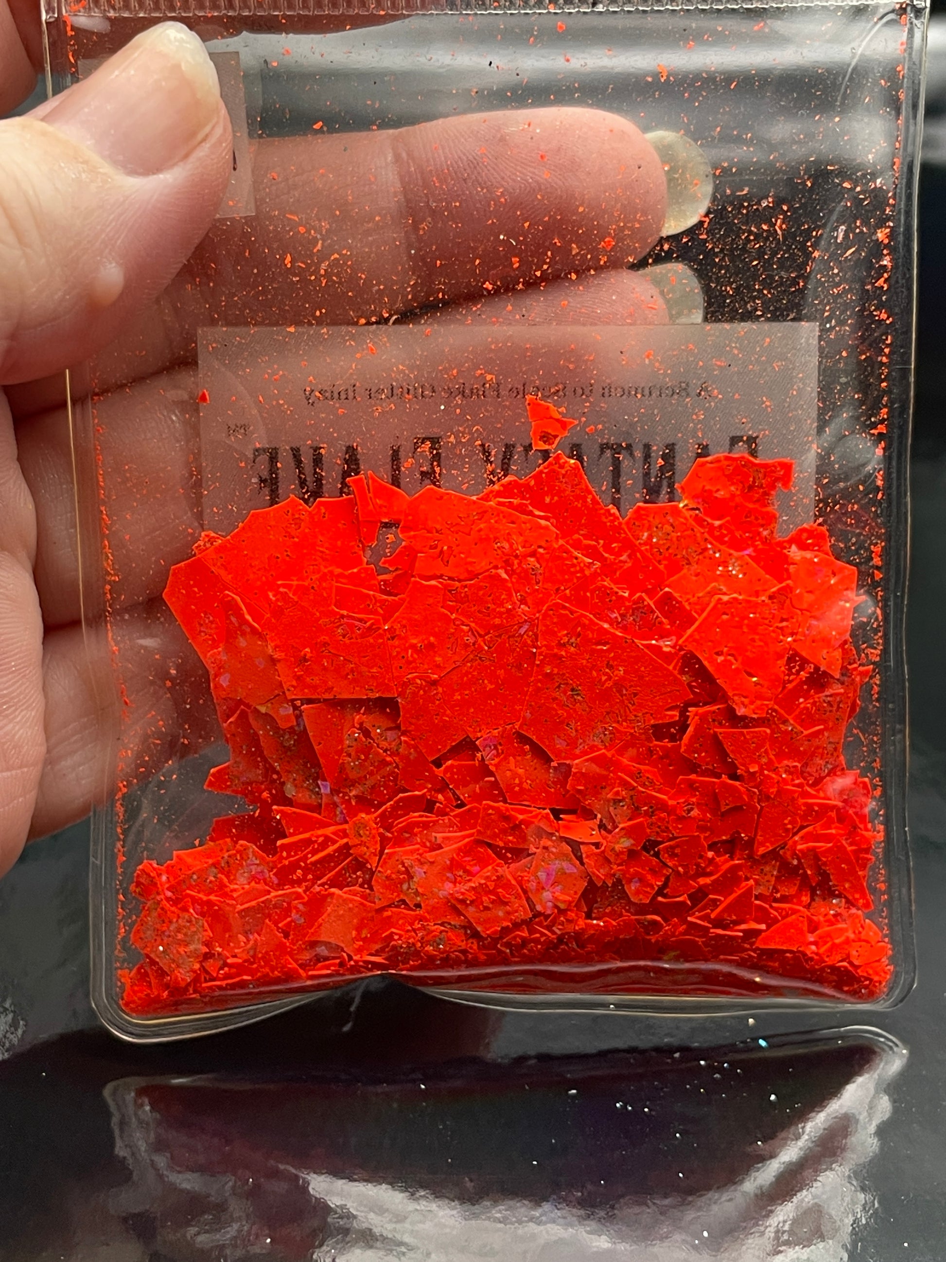 Resin Flake - Orange
