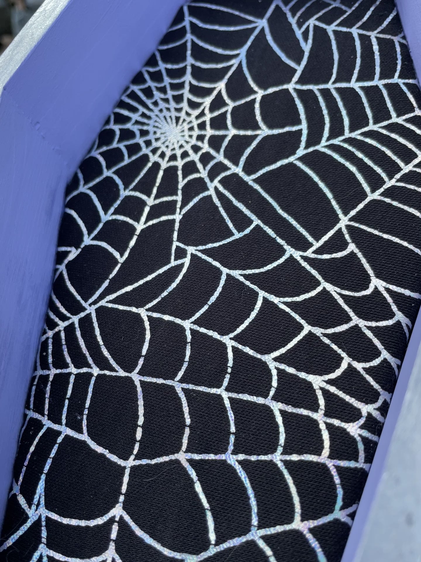 Rolling Tray - Lavender & Black Webs