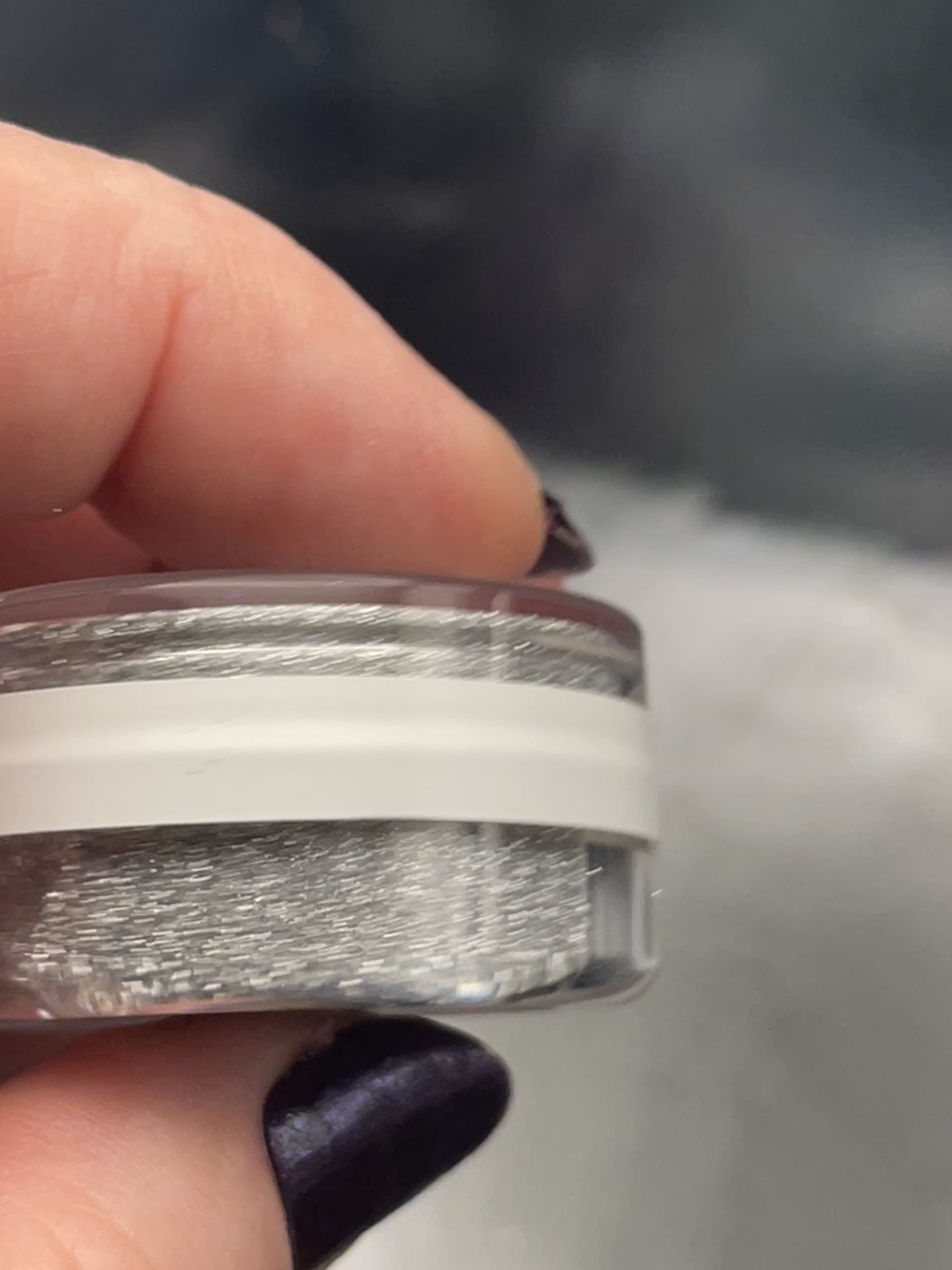 Jar of Silver Crushed Diamond